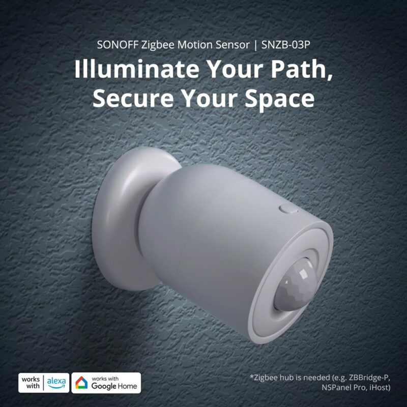 SONOFF smart ανιχνευτής κίνησης SNZB-03P, ZigBee, μπαταρίας, λευκός