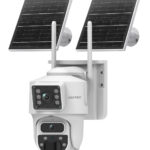 SECTEC smart ηλιακή κάμερα ST-537-6MAOV, dual lens, 3MP, WiFi, SD, PTZ, IP66