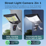 SECTEC smart ηλιακή κάμερα ST-LC598-EU με προβολέα, dual lens, 3MP, 4G, SD, PTZ, IP66