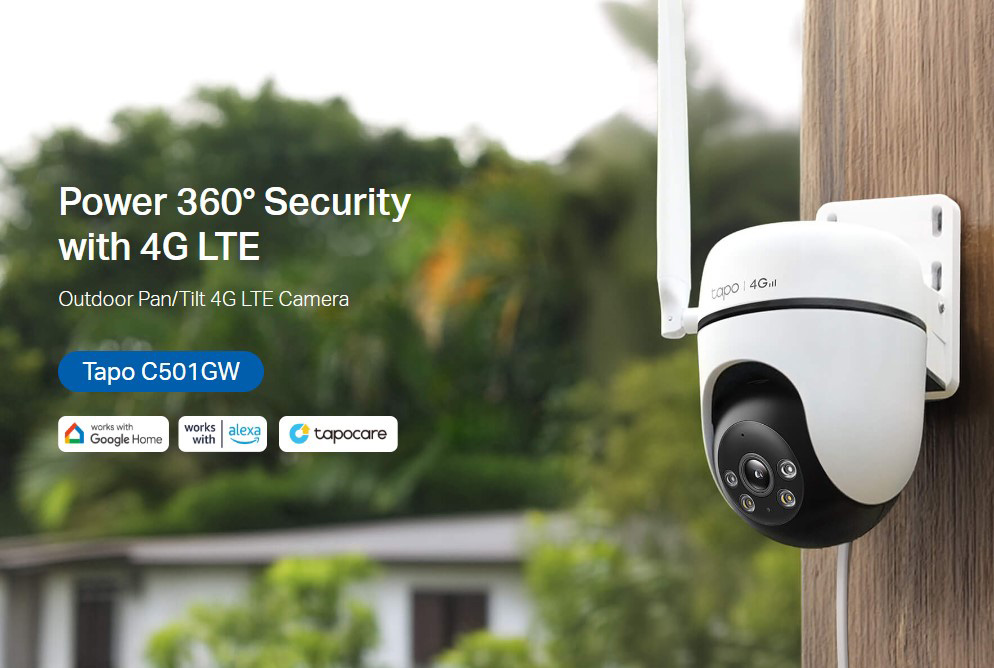TP-LINK smart κάμερα Tapo C501GW, 1080p, 4G, PTZ, IP66, V2.0