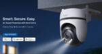 TP-LINK smart κάμερα Tapo C520WS, 2K, WiFi, PTZ, IP66, V2.0