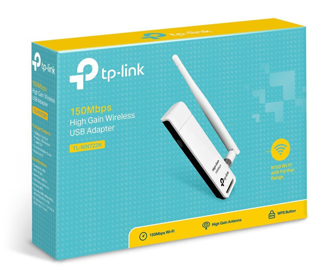 TP-Link ασύρματος USB αντάπτορας δικτύου TL-WN722N, 150Mbps, Ver. 3.2