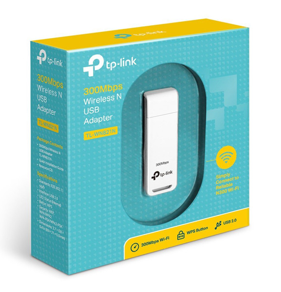 TP-Link ασύρματος USB αντάπτορας δικτύου TL-WN821N, 300Mbps, Ver. 6.0