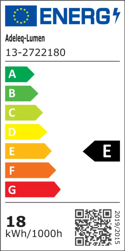 LED Λάμπα Αχλάδι Ε27 18W 230V Ψυχρό 6200Κ