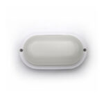 LED Απλίκα PC Οβάλ 160x90mm 8W 4000K IP54 ΛΕΥΚΗ