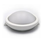 LED Χελώνα PC Στρογγυλό με Ανιχνευτή Μικροκ.15W 4000K IP64 Λευκή