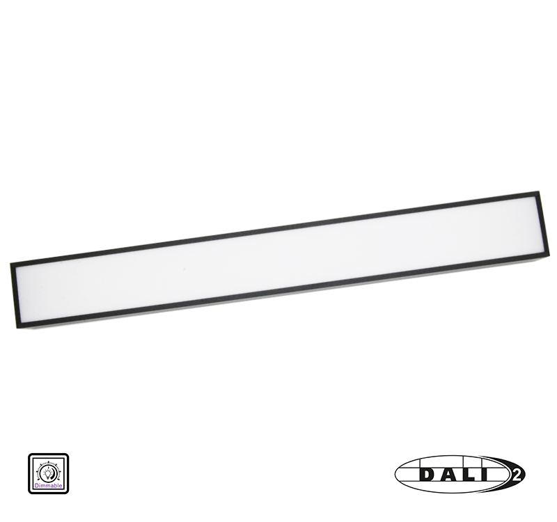 Φωτιστικό LED Αλουμ.Γραμμικό 18W DIM.DALI 230V 3000K 60cm Μαύρο
