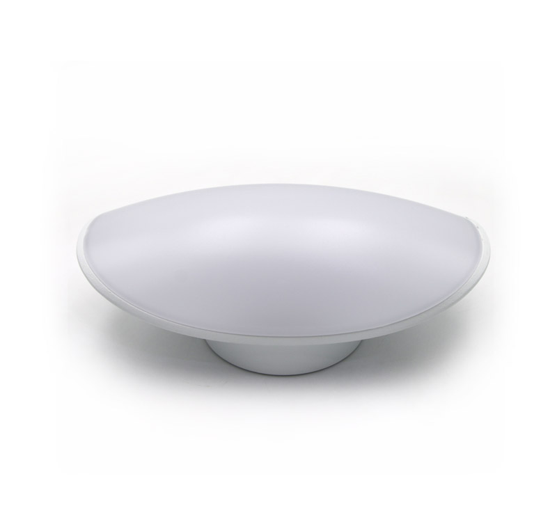 LED Απλίκα Αλουμινίου Οβάλ 8W 3000K ΙΡ54 Λευκό