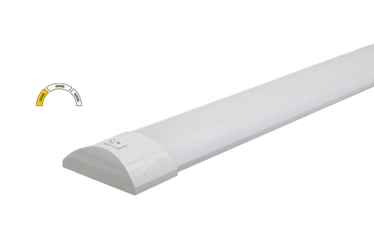 LED Φωτιστικό Οβάλ PC 90cm 24W CCT με Διακόπτη ON/OFF Λευκό