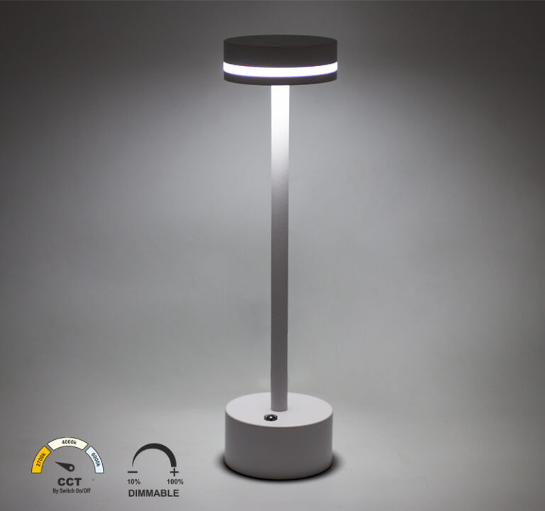 LED Πορτατίφ Επαναφορτιζόμενο 2W CCT DIMMABLE Λευκό