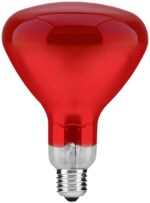 Avide Λάμπα Υπερύθρων E27 100W Full Κόκκινο