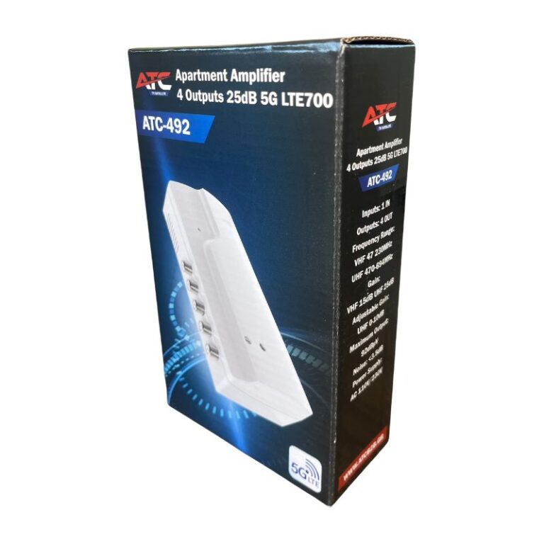 Ενισχυτής Γραμμής 4 εξόδων 492 25dB 5G LTE700