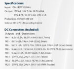 Τροφοδοτικό 90w για Laptop με 10 κεφαλές