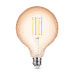 Modee Λαμπτήρας LED Filament Modee, Globe G125, Amber, 4W, E27, 320°, 1800K (360 lumen) dimmable