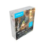 Modee Χριστουγεννιάτικα Φωτάκια LED με Μπαταρία (10LED/120cm/10cm) Θερμό Λευκό