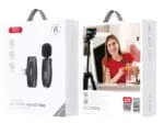 XO MKF08B Ασύρματο μικρόφωνο Collarclip Lightning