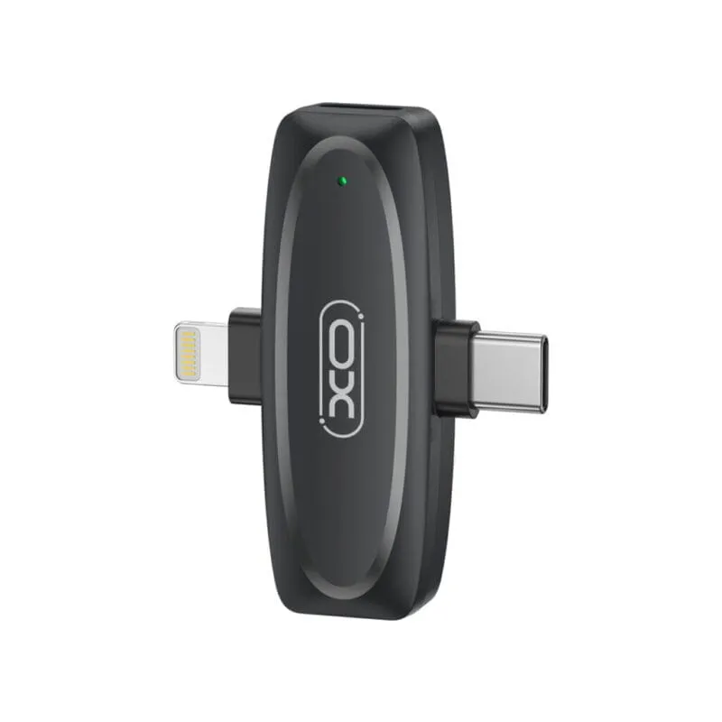 XO MKF10 Type-C+Lightning 2-σε-1 Ασύρματο Μικρόφωνο