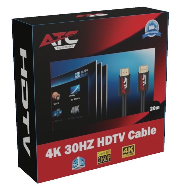 Cable HDMI 2.0V Premium 20m 4K 30HZ